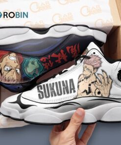 Ryomen Sukuna & Yuji Itadori Jordan 13 Sneakers – Unique Anime Design