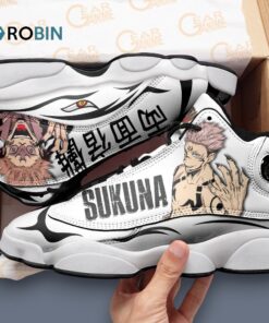 Ryomen Sukuna Jordan 13 Sneakers – Stylish Anime Inspired Design Shoes