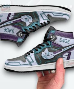 Sage Valorant Jordan 1 High – Gamer Sneakers Sage Valorant Jordan 1 High – Gamer Sneakers