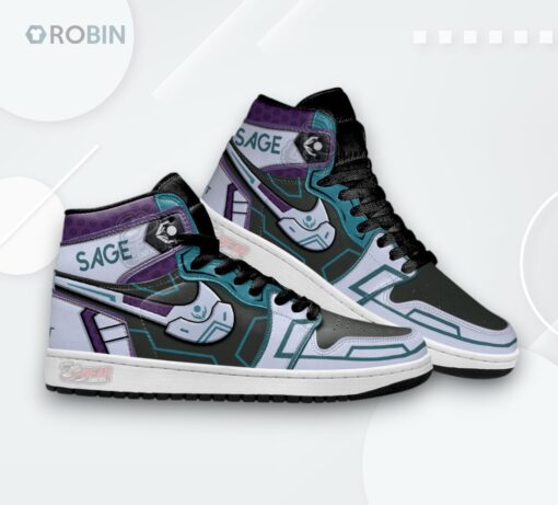 Sage Valorant Jordan 1 High – Gamer Sneakers