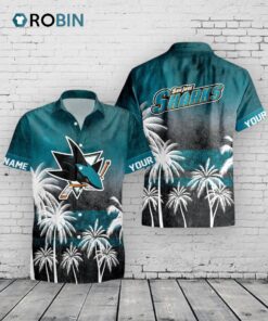 San Jose Sharks Hawaiian Shirt –  Custom NHL Aloha Print