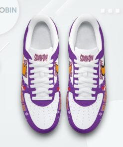 Scooby Doo Groovy Christmas Air Force 1 Shoes   Fun Holiday Design