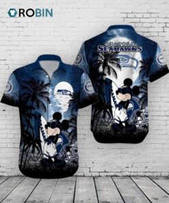 Seahawks Mickey Mouse Hawaiian Shirt –  Disney NFL Summer