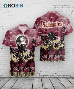 Seminoles Palms Hawaiian Shirt –  Florida State FSU Tropical Aloha