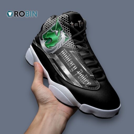 Shingeki Inspired Military Police Jordan 13 Sneakers – Unique Design Shoes