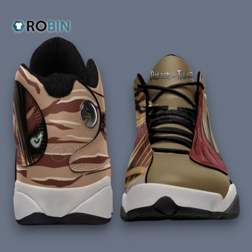 Shingeki no Kyojin Eren & Armored Titan Jordan 13 Sneakers – Unique Design