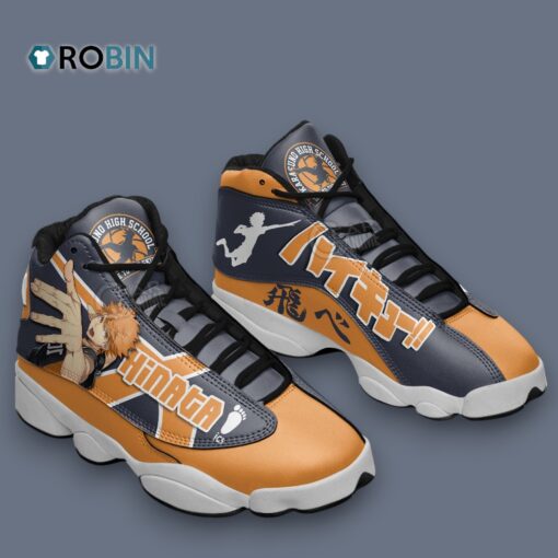 Shoyo Hinata Inspired Jordan 13 Sneakers – Anime Graphic Sneaker Design