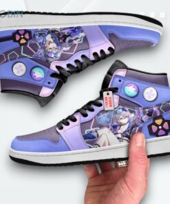 Silver Wolf HSR Jordan 1 High – Custom Anime Sneakers Silver Wolf HSR Jordan 1 High – Custom Anime Sneakers