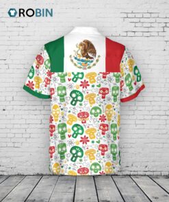 Skull Hawaiian Shirt –  Funny Mexican Skull Print