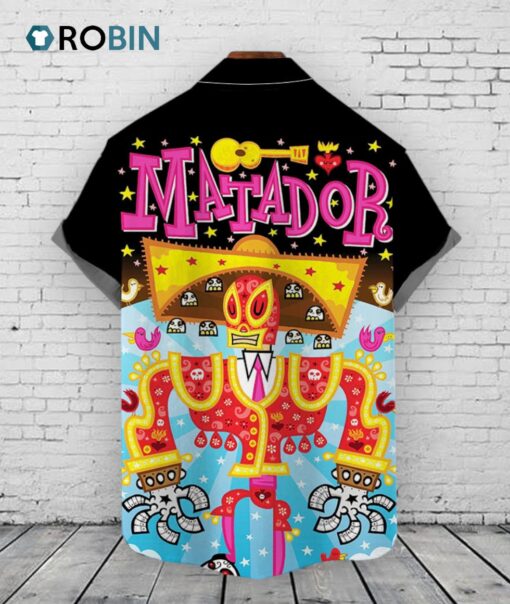 Skull Suit Hawaiian Shirt –  Cinco De Mayo Mexican Cartoon