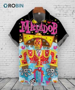 Skull Suit Hawaiian Shirt –  Cinco De Mayo Mexican Cartoon