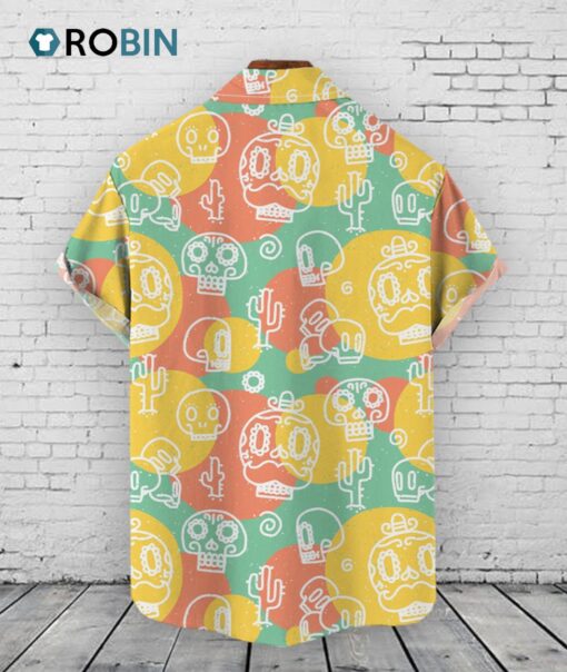 Skulls & Cacti Hawaiian Shirt –  Cinco De Mayo Mexican Print