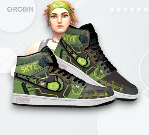 Skye Valorant Jordan 1 High Sneakers – Gamer Design