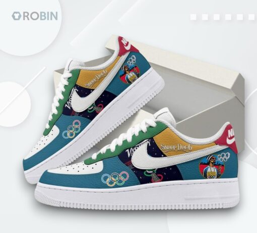 Snoop Dogg Olympic Air Force 1 Shoes   Iconic Paris Design