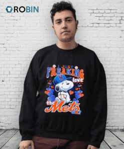 Snoopy I Just Freaking Love The Mets Ok Shirt