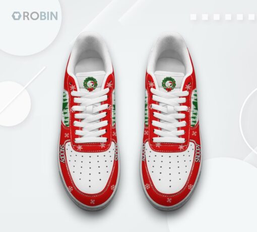 Snoopy Merry Christmas Air Force 1 Shoes – Bright Holiday Design
