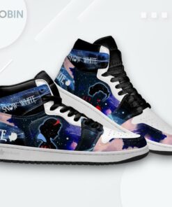Snow White Jordan 1 High – Custom Silhouette Sneakers Snow White Jordan 1 High – Custom Silhouette Sneakers