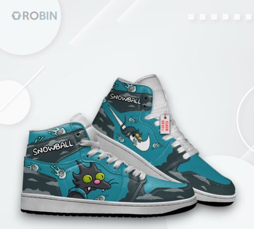 Snowball Simpson Jordan 1 High – Custom Sneakers