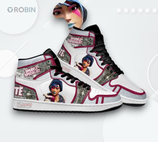 Sparkle Specialist Jordan 1 High – Game Character Sneakers