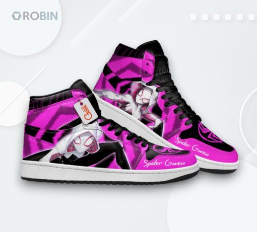 Spider Gwen Jordan 1 High – Custom Sneakers
