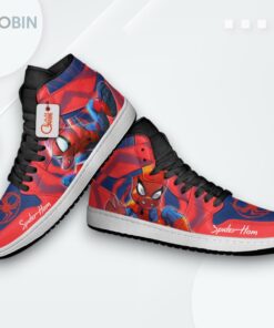 Spider Ham Jordan 1 High – Spider Verse Custom Sneakers Spider Ham Jordan 1 High – Spider Verse Custom Sneakers