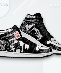 Spider Man Noir Jordan 1 High – Custom Spider Verse Sneakers Spider Man Noir Jordan 1 High – Custom Spider Verse Sneakers