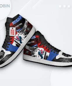 Spider Punk Jordan 1 High – Spider Verse Custom Sneakers Spider Punk Jordan 1 High – Spider Verse Custom Sneakers