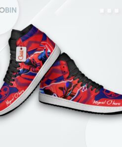 Spider Verse Jordan 1 High – Miguel O’Hara Custom Sneakers Spider Verse Jordan 1 High – Miguel O’Hara Custom Sneakers