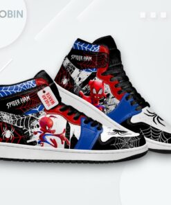 Spider Verse Spider Ham Jordan 1 High Sneakers Spider Verse Spider Ham Jordan 1 High Sneakers