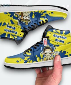 Splatoon Jordan 1 High – Captain Craig Custom Sneakers Splatoon Jordan 1 High – Captain Craig Custom Sneakers