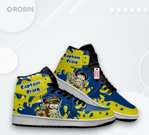 Splatoon Jordan 1 High – Captain Craig Custom Sneakers