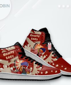 Splatoon Jordan 1 High Custom Sneakers – Gnarly Eddy Design