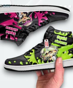 Squid Sisters Splatoon Jordan 1 High – Custom Sneakers Squid Sisters Splatoon Jordan 1 High – Custom Sneakers