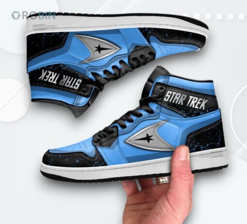 Star Trek Starfleet Jordan 1 High Top Sneakers