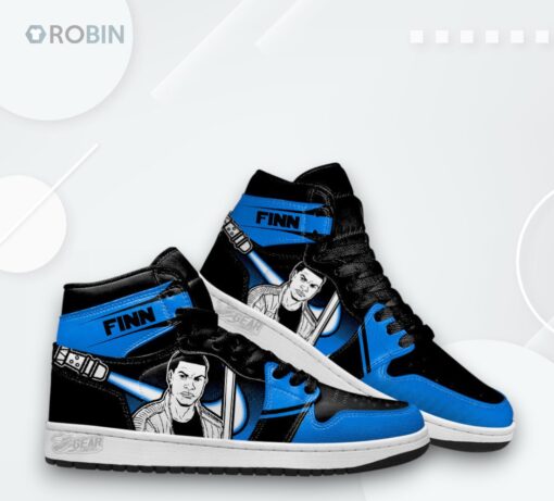Star Wars Finn Jordan 1 High – Custom Sneakers Fan Gift
