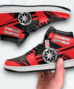 Star Wars Galactic Republic Jordan 1 High – Custom Fan Sneakers Star Wars Galactic Republic Jordan 1 High – Custom Fan Sneakers