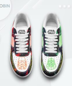 Star Wars Jedi Lightsaber Art Air Force 1 Sneakers   Unique Graphic Design