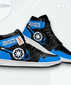 Star Wars Jordan 1 High Galactic Republic Custom Sneakers