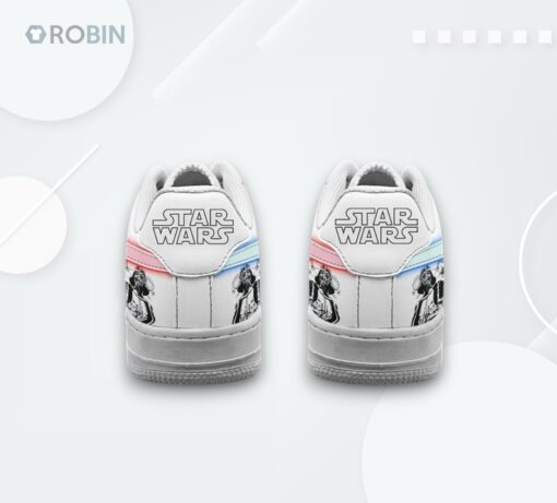 Star Wars ‘May The Force Be With You’ Air Force 1 Sneakers   Fan Edition