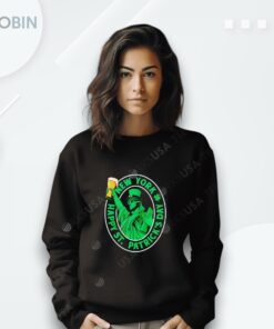 Statue Of Liberty Holding Beer New York Happy St Patrick’s Day Shirt