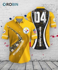 Steelers Hawaiian Shirt Super Bowl LIX –  Custom NFL Fan Aloha