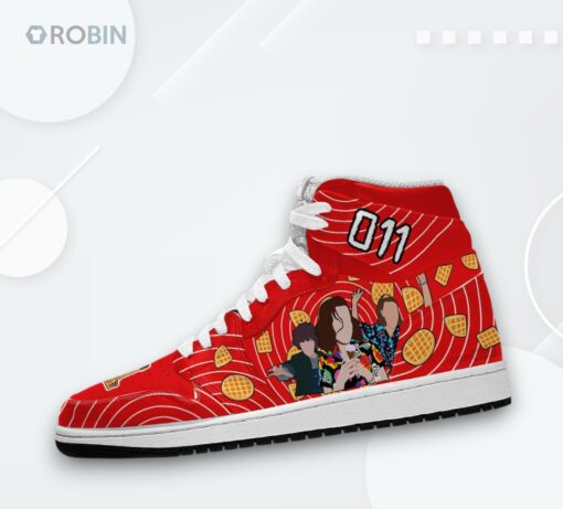 Stranger Things Custom Jordan 1 High – Eleven 011 Sneakers