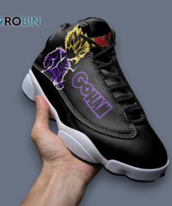 Stylish Gohan SSJ Jordan 13 Sneakers – Unique Dragon Ball Z Design