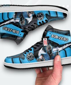 Sub Zero Jordan 1 High – Mortal Kombat Custom Sneakers Sub Zero Jordan 1 High – Mortal Kombat Custom Sneakers