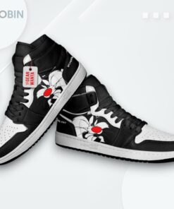 Sylvester Cat Jordan 1 High – Custom Cartoon Sneakers