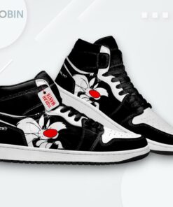 Sylvester Cat Jordan 1 High – Custom Cartoon Sneakers