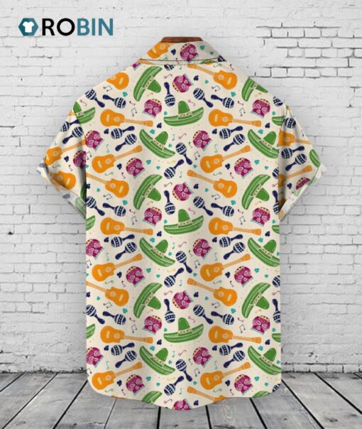 Taco Dino Hawaiian Shirt –  Cinco De Mayo Mexican Aloha Shirt