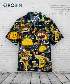 Tacos & Music Hawaiian Shirt –  Funny Cinco De Mayo Aloha Shirt