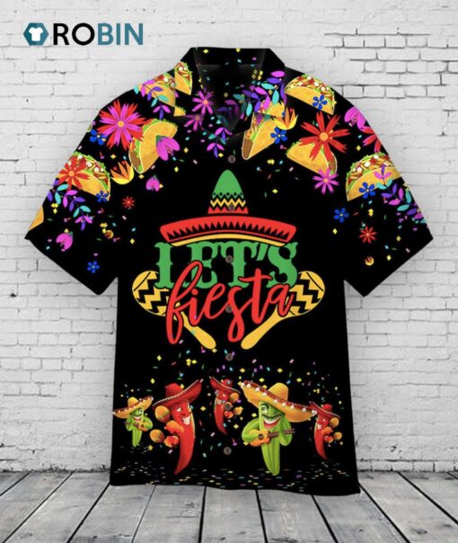 Tacos Fiesta Hawaiian Shirt –  Mexican Aloha Print