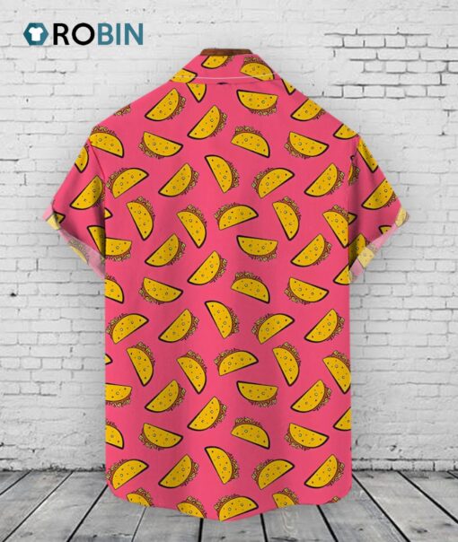 Tacos Flamingo Hawaiian Shirt –  Mexican Hawaii Aloha Tee